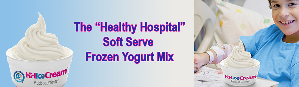 HHice Cream — The Healthy Hospital Soft Serve Frozen Yogurt Mix